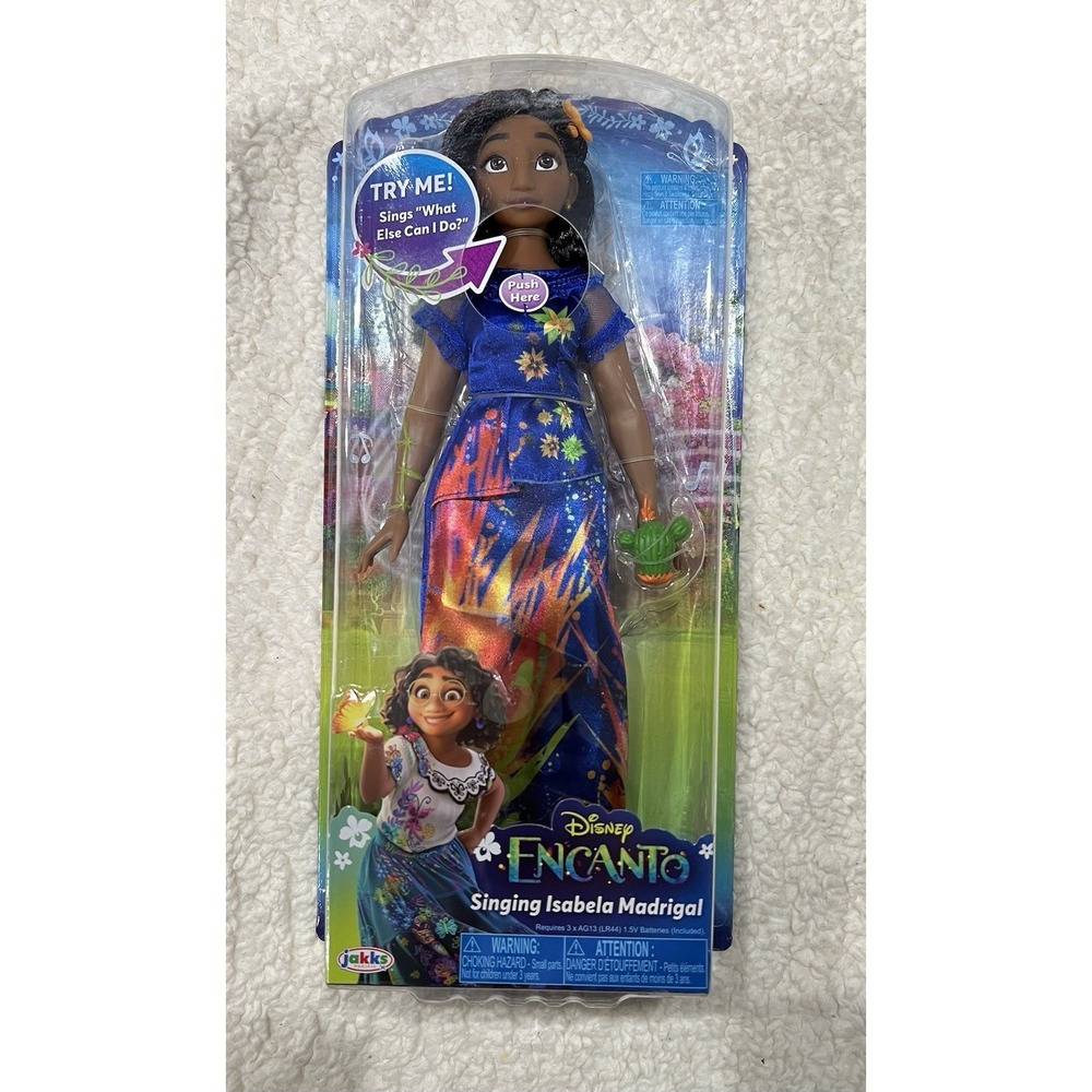 Disney Encanto Isabela Madrigal‎ 11" Doll New Doesn't Work. May Need New Battery